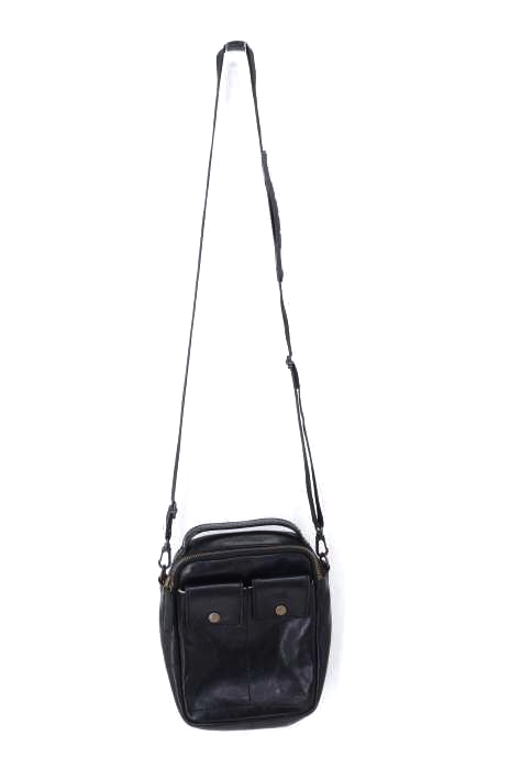 STRANLIOVO（フルギ） レザーショルダーバッグ メンズ バッグ