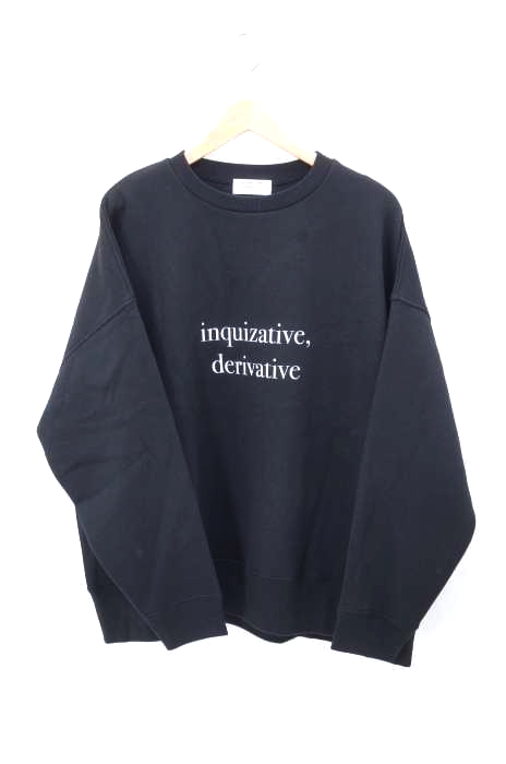 POET MEETS DUBWISE（ポエトミーツダブワイズ） INQUIZATIVE オーバーサイズスウェット メンズ トップス