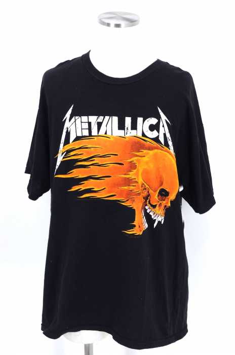 USED （ブランド不明） METALLICA フレイム　スカル メンズ トップス