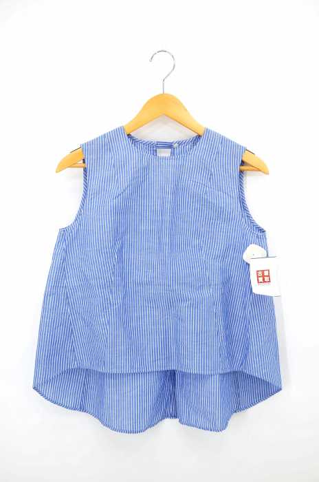 MACPHEE (マカフィー) ストライプノースリーブトップス レディース トップス