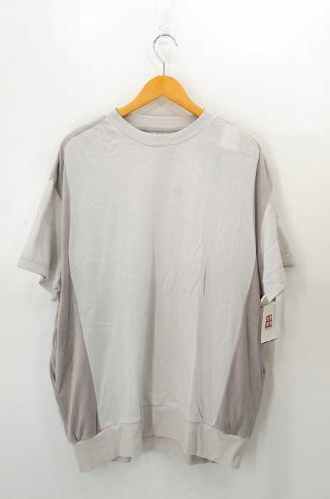 DIET BUTCHER SLIM SKIN（ダイエットブッチャースリムスキン） Over size half sleeve pullover white gray メンズ トップス