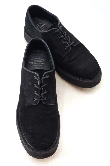foot the coacher（フットザコーチャー） HARDER ラバーソールプレーントゥシューズ メンズ シューズ