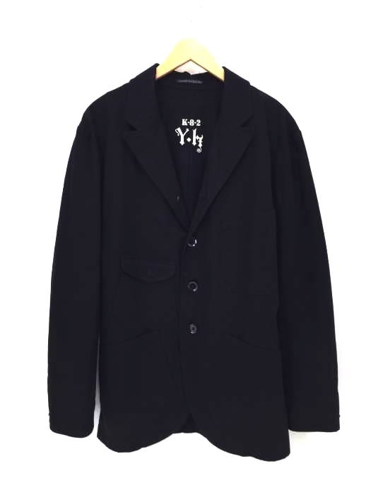 Yohji Yamamoto POUR HOMME（ヨウジヤマモトプールオム） ウール混 ワークテーラードジャケット メンズ アウター