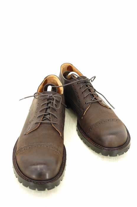 MR.OLIVE（ミスターオリーブ） SMOOTH LEATHER  VIBRAM SOLE STRIGHT TIP SHOES メンズ シューズ