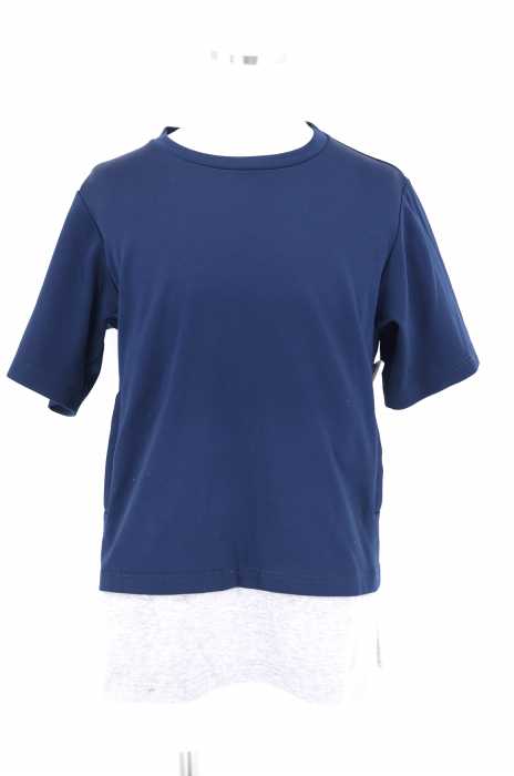 ETHOSENS（エトセンス） レイヤードボンディングTシャツ メンズ トップス