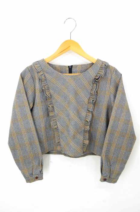 Nomine（ノミネ） グレンチェックフリルトップス レディース トップス
