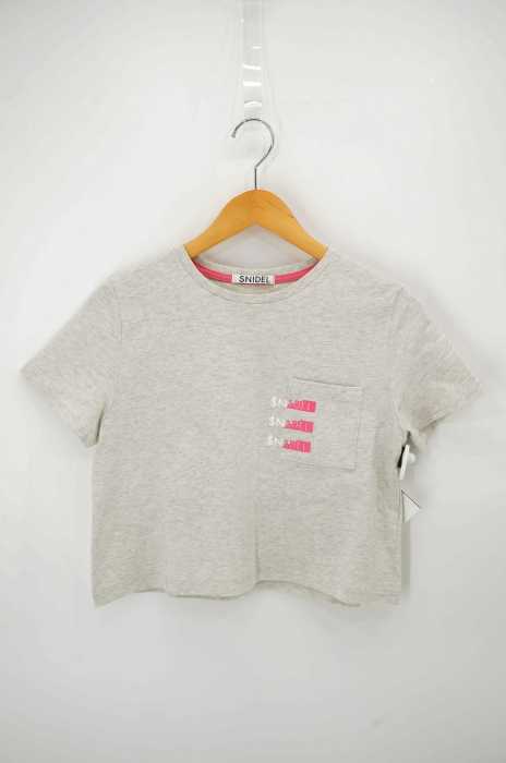 snidel （スナイデル） ロゴポケットTシャツ レディース トップス