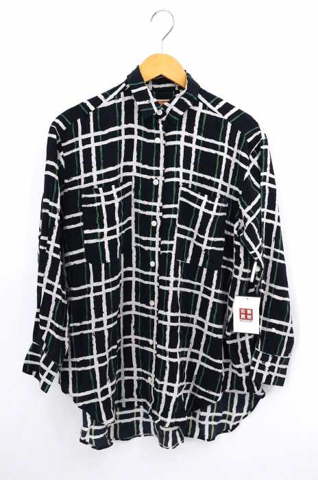 united bamboo（ユナイテッドバンブー） 総柄シルクシャツ レディース トップス