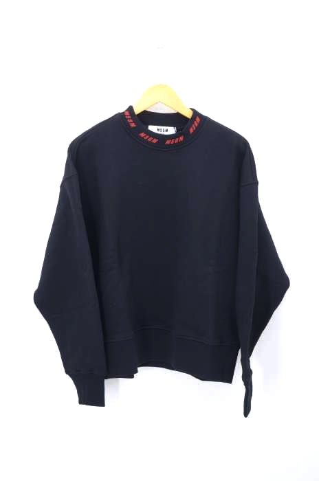 MSGM（エムエスジーエム） ネックロゴスウェット メンズ トップス