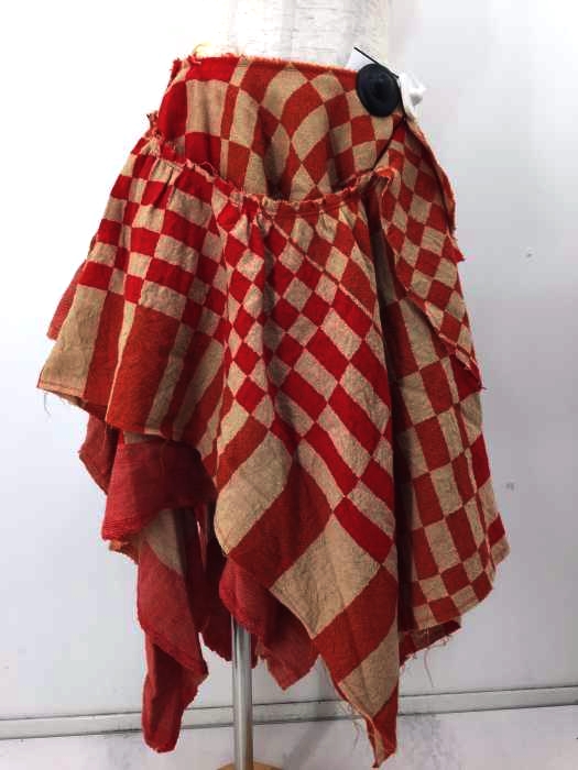COMME des GARCONS（コムデギャルソン） AD2003 カットオフ加工 変形レイヤードスカート Square期 レディース スカート