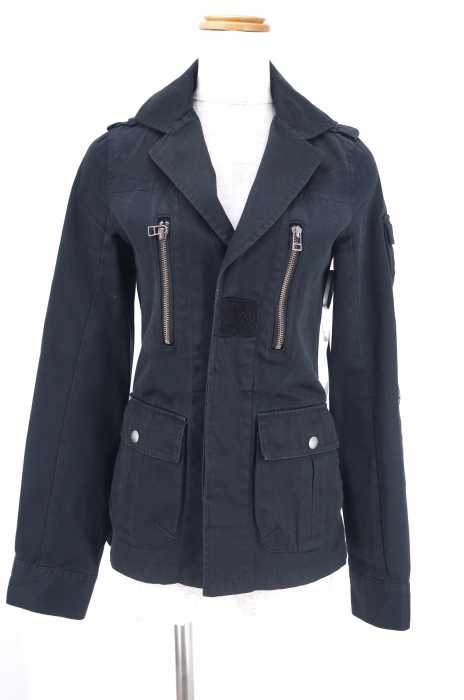 HILFIGER DENIM(ヒルフィガーデニム) 比翼デザインジップジャケット レディース アウター