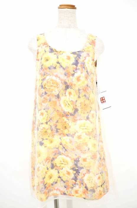 Supreme.La.La. （シュープリーム ララ） オーガンジー花柄ノースリーブブラウス レディース トップス