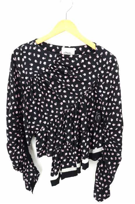 3.1 phillip lim （スリーワンフィリップリム） RUFFLE-LAYERED DAISY FLORAL PRINT BLOUSE レディース トップス
