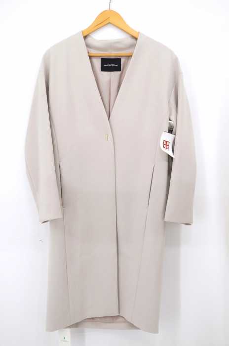 UNITED ARROWS green label relaxing （ユナイテッドアローズグリーンレーベルリラクシング） ダブルクロス ノーラペル コート レディース アウター