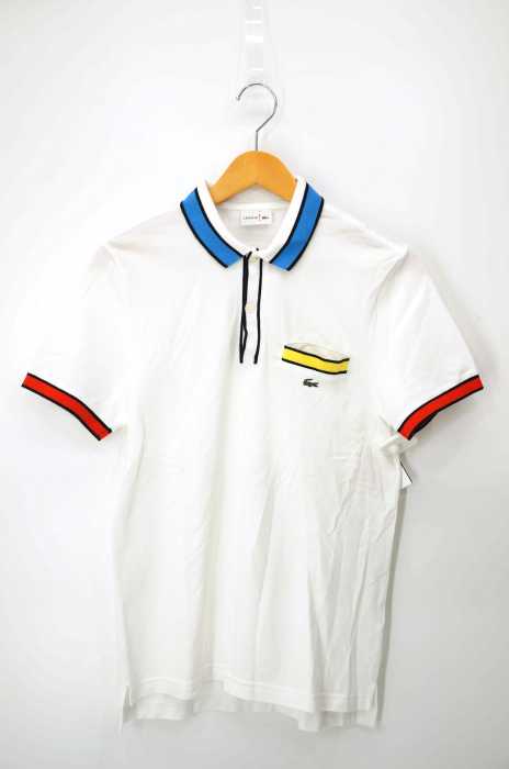 限定】LACOSTE ラコステ ゴジラ 刺繍 ポロシャツ ホワイト