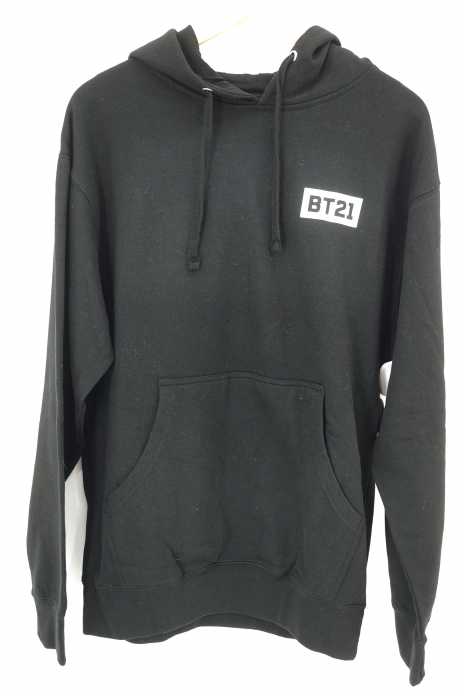 ANTI SOCIAL SOCIAL CLUB × BT21（アンチソーシャルソーシャルクラブ  ） Collab peekaboo Black Hoodie プルオーバーパーカー メンズ トップス