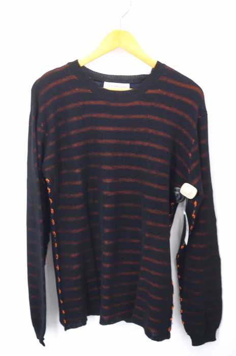 DIET BUTCHER SLIM SKIN（ダイエットブッチャースリムスキン） Border knit pullover メンズ トップス
