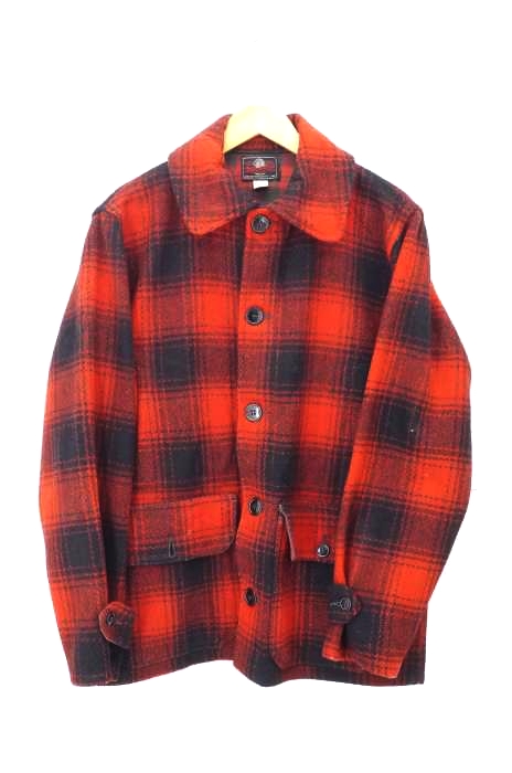 Johnson Woolen Mills(ジョンソンウーレンミルズ) 60S チェック柄 ウール ハンティングジャケット メンズ アウター