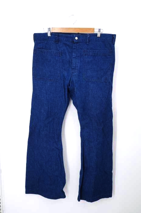 USED古着（ユーズドフルギ） 70S 42TALONジップ セーラーデニム メンズ パンツ