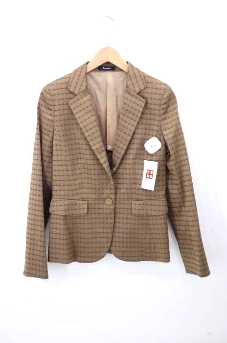 AQUASCUTUM（アクアスキュータム） 総柄テーラードジャケット レディース アウター