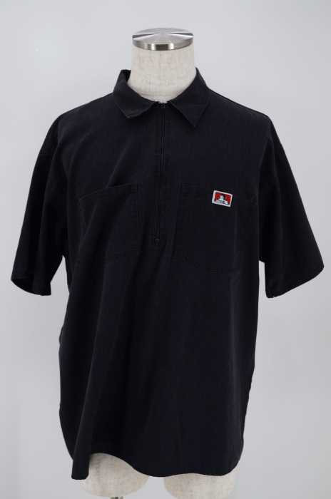 BEN DAVIS (ベンデイビス) ハーフジッププルオーバー半袖シャツ Made in USA メンズ トップス