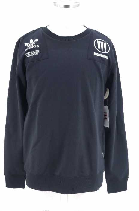 NEIGHBORHOOD × adidas（ネイバーフッド×アディダス） nh commander sw　ロゴプリントスウェット メンズ トップス