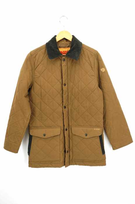FJALL RAVEN(フェールラーベン) 襟コーデュロイ切替キルティングジャケット メンズ アウター