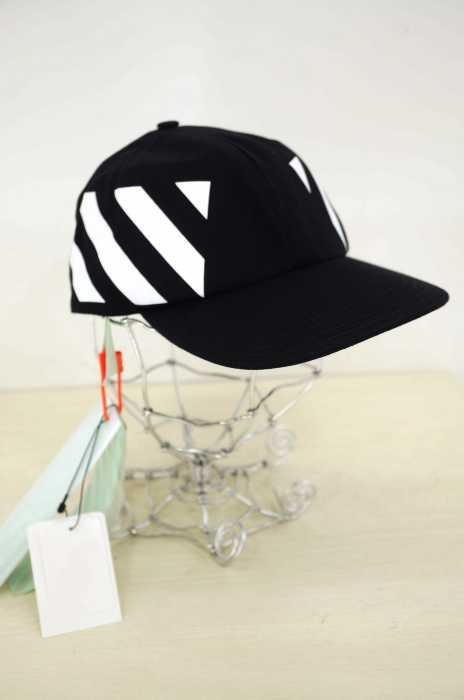 OFF-WHITE（オフホワイト） DIAG BLACK CAP ダイヤゴナルブラックキャップ メンズ 帽子
