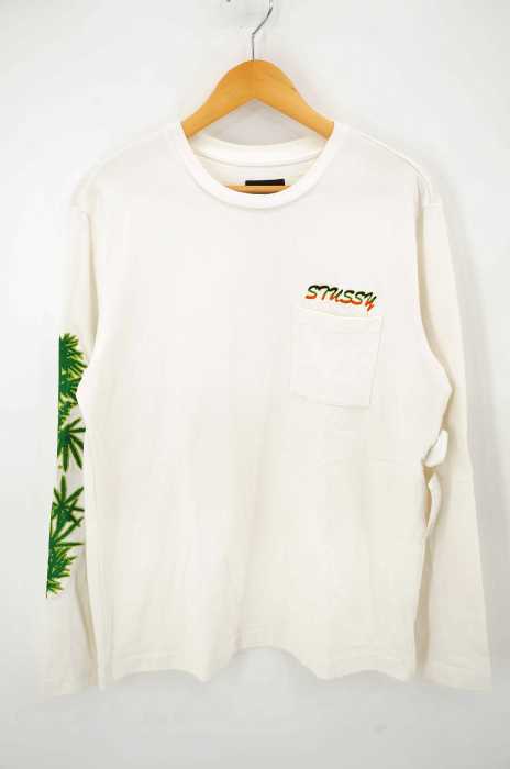 STUSSY (ステューシー) ワッペン ポケット ロングスリーブカットソー メンズ トップス