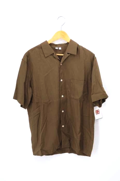 UNIQLO U(ユニクロユー) オープンカラーボタンシャツ メンズ トップス