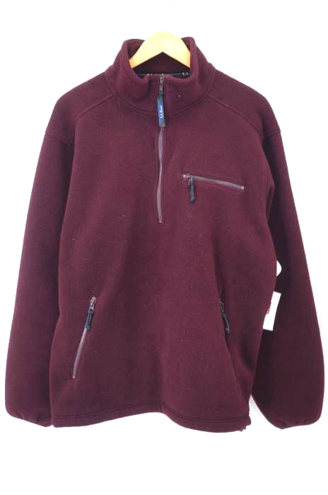 L.L.Bean（エルエルビーン） USA製 ハーフジップフリースジャケット メンズ トップス