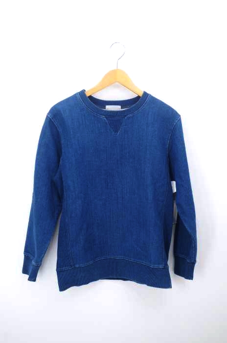 BEAUTY&YOUTH UNITED ARROWS（ビューティーアンドユースユナイテッドアローズ） インディゴ染め前Vスウェット メンズ トップス