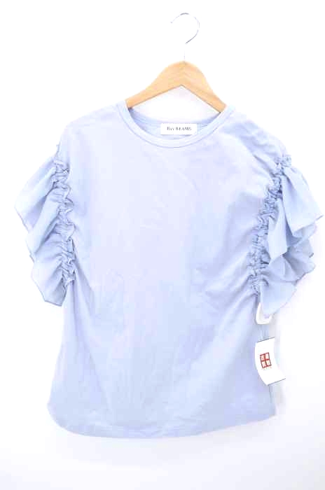 Ray BEAMS（レイビームス） 20SS ギャザー フリルスリーブ Tシャツ レディース トップス