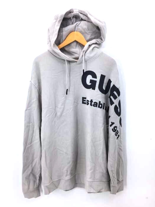 GUESS（ゲス） Big Logo Hooded Parka メンズ トップス