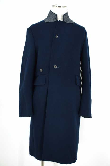 SUNSEA (サンシー) 15AW Melton Coat カットオフメルトンコート メンズ アウター