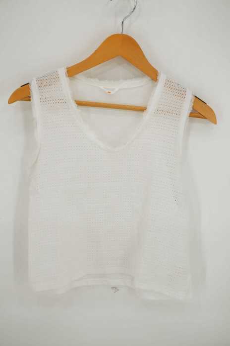 45rpm / フォーティーファイブアールピーエム　ノースリーブトップス 45rpm （フォーティーファイブアールピーエム） メッシュ