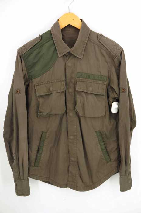 MHI by maharishi（エムエイチアイバイマハリシ） 切替ウエスタンシャツ メンズ トップス