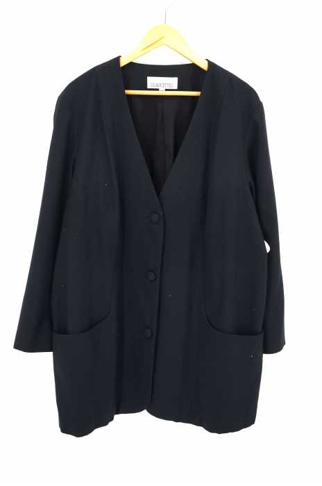 USED古着 (ユーズドフルギ) ノーカラーショップコート メンズ アウター