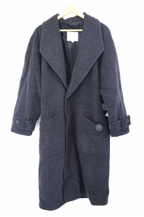 USED古着  （ユーズドフルギ） カシミヤ混 ウール ビッグシルエット コート メンズ アウター