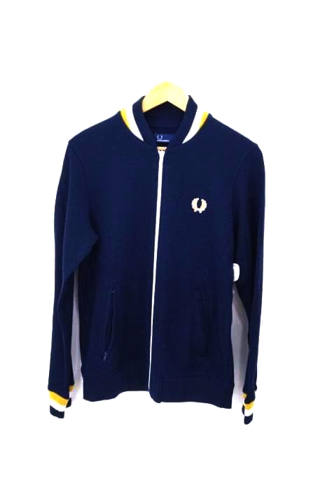 FRED PERRY（フレッドペリー） ZIP-UP JACKET バックロゴジップアップニットジャケット メンズ アウター