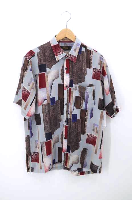 USED古着（ユーズドフルギ） REI ROYAL 総柄シャツ メンズ トップス