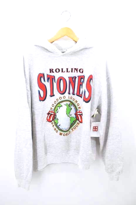 USED古着（ユーズドフルギ） rolling stones  94-95 world tour プルオーバーパーカー メンズ トップス