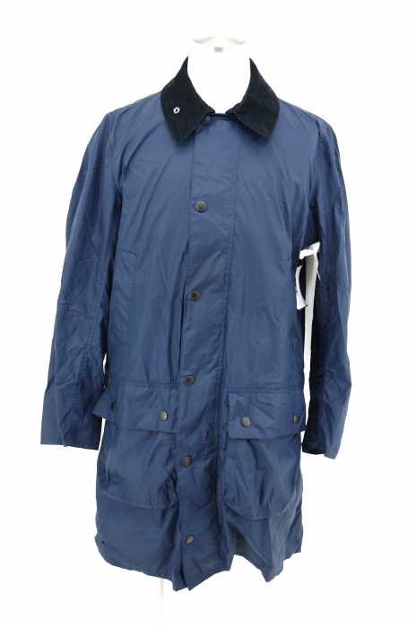 Barbour （バブアー） 襟コーデュロイ切替ジップアップナイロン 