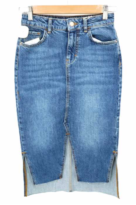 ZARA（ザラ） スリットデニムタイトスカート レディース スカート