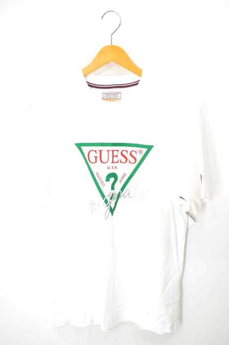 GUESS JEANS（ゲスジーンズ） プリント クルーネックTEE レディース トップス