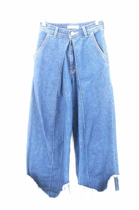 moussy （マウジー） FRONT TUCK WIDE DENIM レディース パンツ