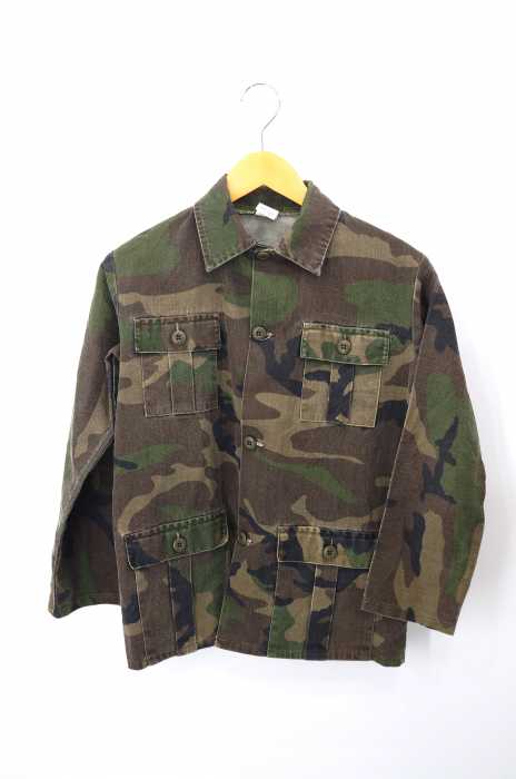 USED古着  （ユーズドフルギ） カモ柄ミリタリージャケット レディース アウター