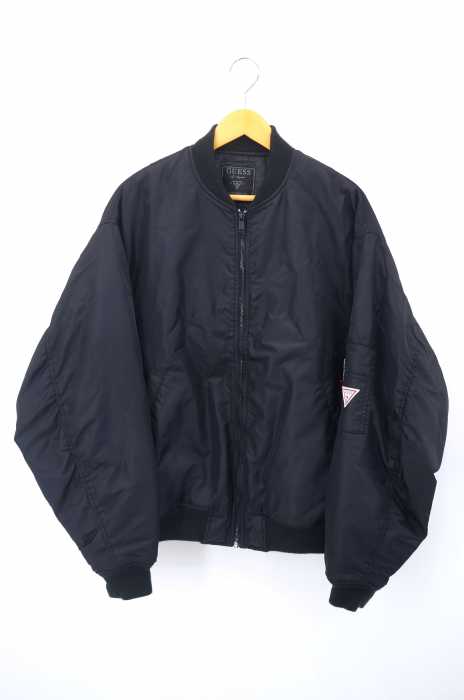 FREAK'S STORE × GUESS（フリークスストア ゲス） 別注 スーパービッグMA-1 CIRCLE LOGO サークルロゴ フライトジャケット メンズ アウター
