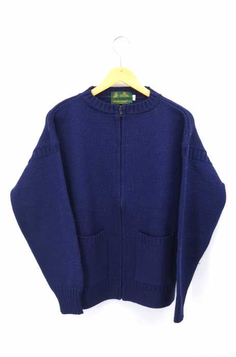 HANDCRAFT（ハンドクラフト） ジップアップ ニットジャケット メンズ トップス