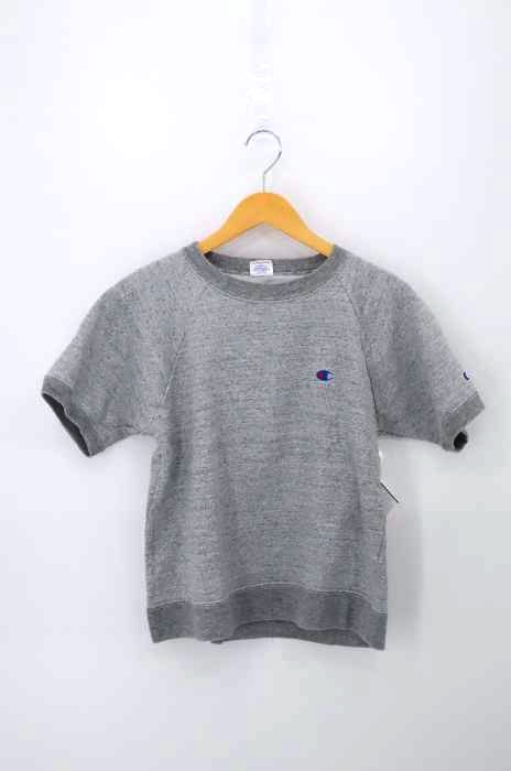 Champion（チャンピオン） 刺繍霜降り半袖スウェット レディース トップス